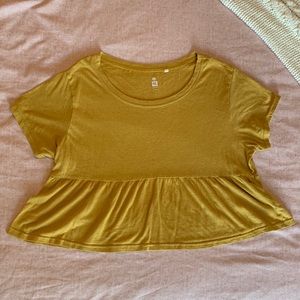 Yellow PacSun Crop Top